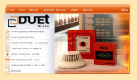 Wykonanie strony internetowej dla firmy z branży systemów zabezpieczeń Duet Kubik