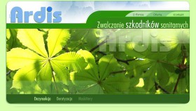 Nowy serwis WWW dla firmy Ardis - ochrona roślin, ekologia