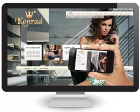 strona internetowa dla producenta bielizny, katalog produktów i sklep internetowy z bielizną