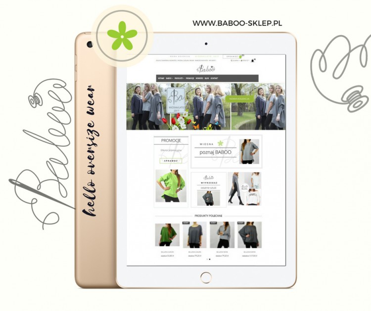Sklepy internetowe Łódź odzież oversize Baboo