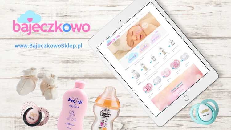 tworzenie sklepów internetowych - sklep z artykułami dla niemowląt