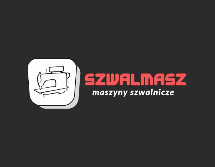 projekt logo maszyny szwalnicze, wyposażenie szwalni