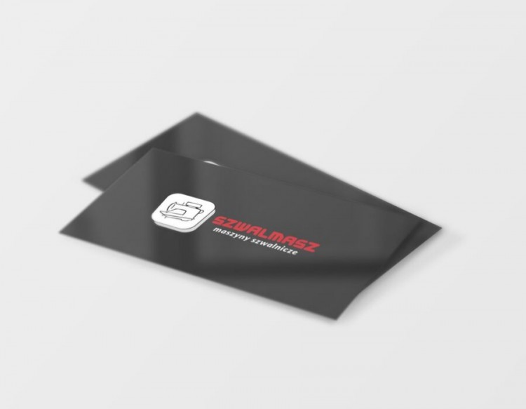 Projekt wizytówek firmy wyposażającej szwalnie