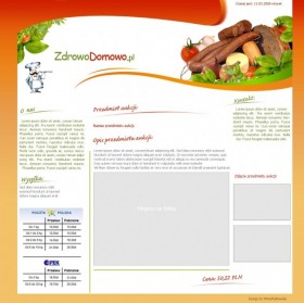 Projektowanie szablonów aukcyjnych - projekt aukcji Allegro dla ZdrowoDomowo.pl