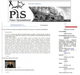 Wykonanie strony internetowej: dla PiS